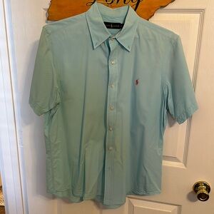 Ralph Lauren short sleeve button up dress shirt